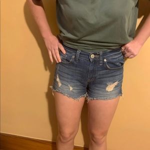 Express jean shorts